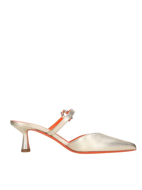 Mules in pelle ALDO CASTAGNA | JEMMA BERGWASHPLATINO